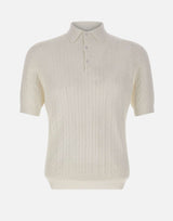 KANGRA Polo in cotone WHITE Uomo 