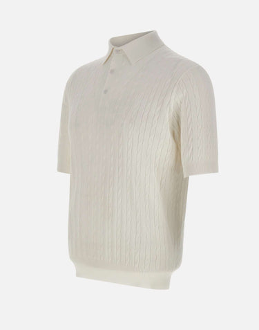 KANGRA Polo in cotone WHITE Uomo 