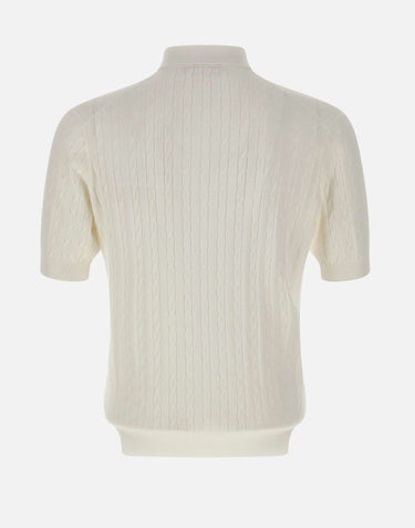 KANGRA Polo in cotone WHITE Uomo 