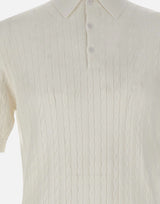 KANGRA Polo in cotone WHITE Uomo 