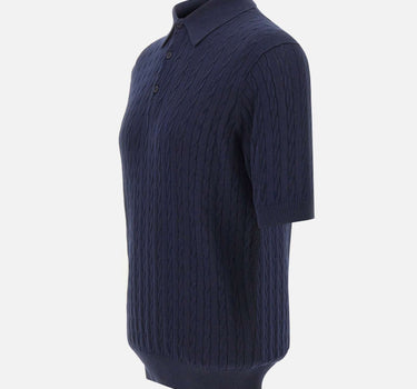 KANGRA Polo in cotone BLUE Uomo 