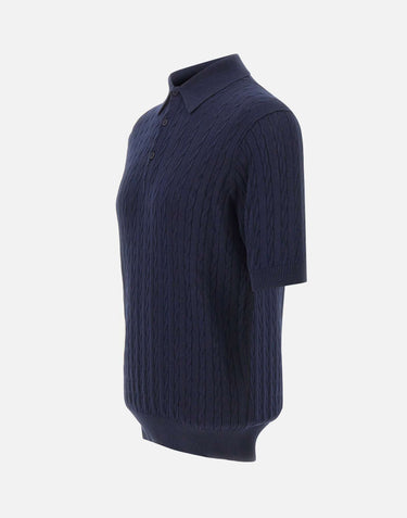 KANGRA Polo in cotone BLUE Uomo 
