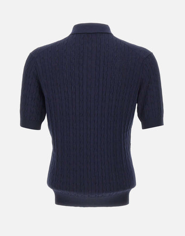 KANGRA Polo in cotone BLUE Uomo 