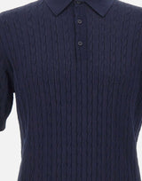 KANGRA Polo in cotone BLUE Uomo 