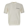 KANGRA Maglia in cotone con taschino WHITE Uomo 