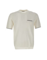 KANGRA Maglia in cotone con taschino WHITE Uomo 