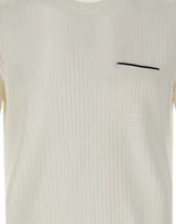 KANGRA Maglia in cotone con taschino WHITE Uomo 