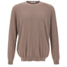 KANGRA Maglia in misto seta e cotone BROWN Uomo 