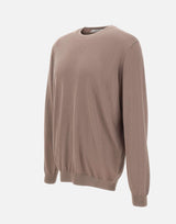 KANGRA Maglia in misto seta e cotone BROWN Uomo 