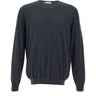 KANGRA Maglia in misto seta e cotone GREY Uomo 