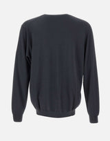 KANGRA Maglia in misto seta e cotone GREY Uomo 