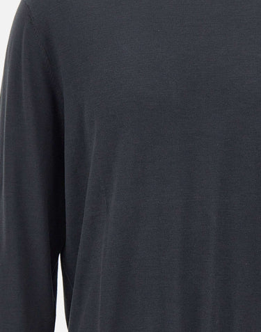 KANGRA Maglia in misto seta e cotone GREY Uomo 
