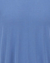 KANGRA Maglia a maniche corte in misto seta e cotone Light Blue Uomo 