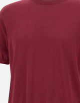 KANGRA Maglia a maniche corte in misto seta e cotone RED Uomo 