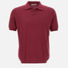 KANGRA Polo in misto seta e cotone RED Uomo 
