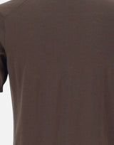 KANGRA Polo in seta e cotone BROWN Uomo 