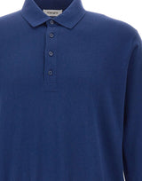 KANGRA Polo in misto lana e cotone BLUE Uomo 