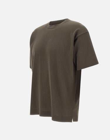 KANGRA Maglia in cotone a maniche corte BROWN Uomo 