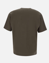 KANGRA Maglia in cotone a maniche corte BROWN Uomo 
