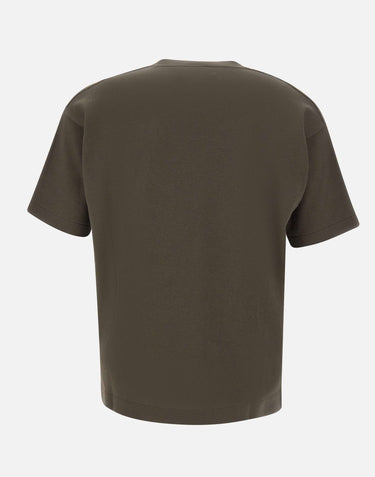 KANGRA Maglia in cotone a maniche corte BROWN Uomo 