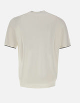 KANGRA Maglia a maniche corte con profili a contrasto WHITE Uomo 