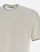 KANGRA Maglia a maniche corte con profili a contrasto WHITE Uomo 
