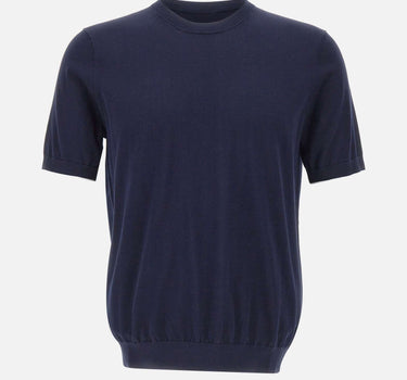 KANGRA Maglia a maniche corte con profili a contrasto BLUE Uomo 