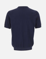 KANGRA Maglia a maniche corte con profili a contrasto BLUE Uomo 
