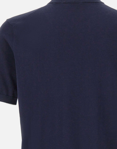 KANGRA Maglia a maniche corte con profili a contrasto BLUE Uomo 