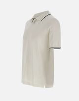 KANGRA Polo in cotone WHITE Uomo 