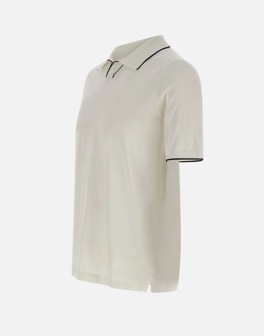 KANGRA Polo in cotone WHITE Uomo 