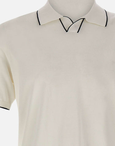 KANGRA Polo in cotone WHITE Uomo 