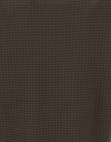 KANGRA Maglia girocollo in cotone punto alverare BROWN Uomo 