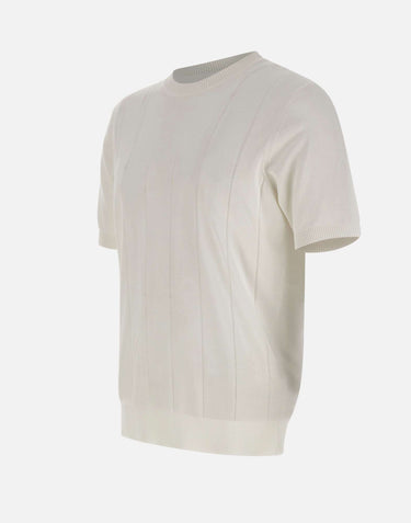KANGRA Maglia a maniche corte in cotone WHITE Uomo 