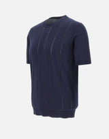 KANGRA Maglia a maniche corte in cotone BLUE Uomo 