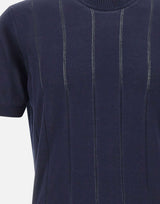 KANGRA Maglia a maniche corte in cotone BLUE Uomo 