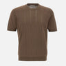 KANGRA Maglia a maniche corte in cotone BROWN Uomo 