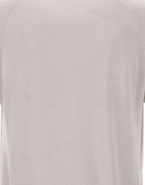 KANGRA Maglia a maniche corte in seta e cashmere GREY Uomo 