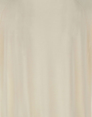 KANGRA Maglia a maniche corte in seta e cashmere WHITE Uomo 