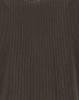 KANGRA Polo con treccine e mezza zip BROWN Uomo 