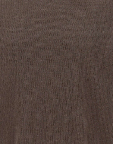 KANGRA Maglia in cotone con treccine BROWN Uomo 
