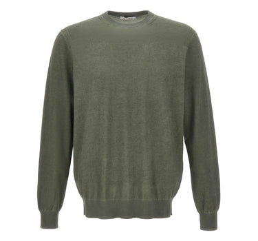 KANGRA Maglia girocollo in cotone GREEN Uomo 