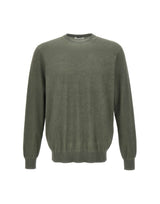 KANGRA Maglia girocollo in cotone GREEN Uomo 