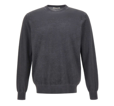 KANGRA Maglia girocollo in cotone BLUE Uomo 