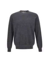 KANGRA Maglia girocollo in cotone BLUE Uomo 
