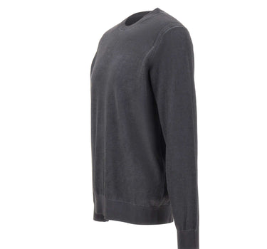 KANGRA Maglia girocollo in cotone BLUE Uomo 