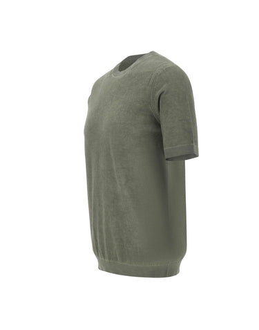 KANGRA Maglia a maniche corte in cotone GREEN Uomo 