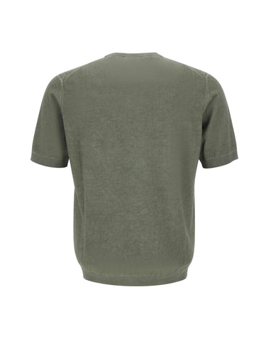 KANGRA Maglia a maniche corte in cotone GREEN Uomo 