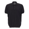 KANGRA Polo in cotone BLACK Uomo 