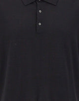 KANGRA Polo in cotone BLACK Uomo 